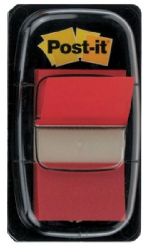 Indices autoadhesivos en zigzag 680-1 color rojo 25,4x43,2 mm,