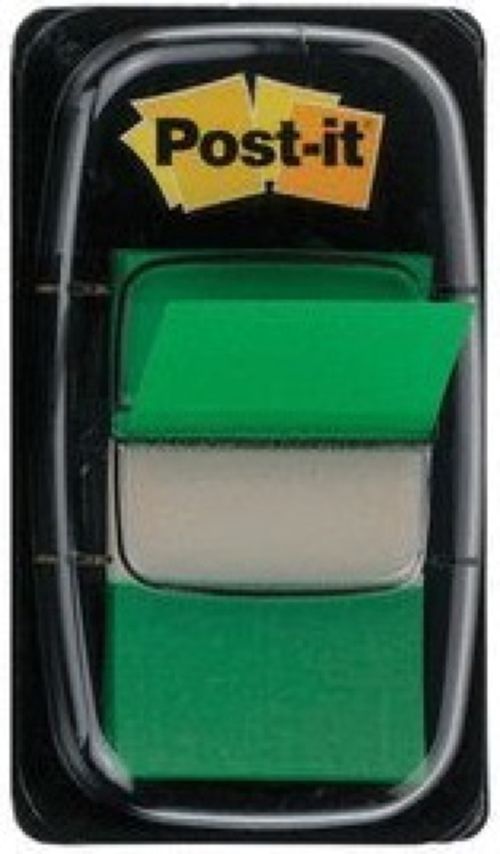 INDICES AUTOADHESIVOS EN ZIGZAG 680-3 VERDE 25,4X43,2MM