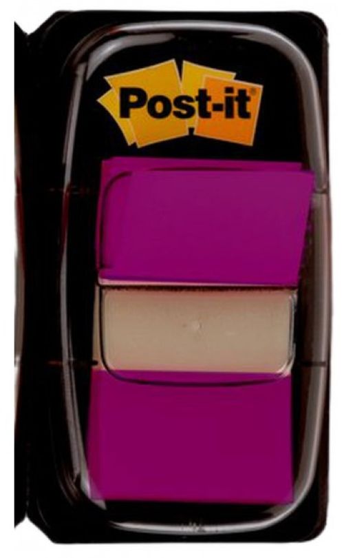 Indices autoadhesivos en zigzag 680-8 color lila 25,4x43,2 mm.