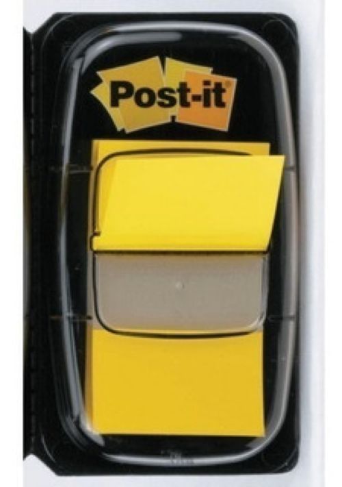 INDICES AUTOADHESIVOS EN ZIGZAG 680-5 AMARILLO 25,4X43,2MM