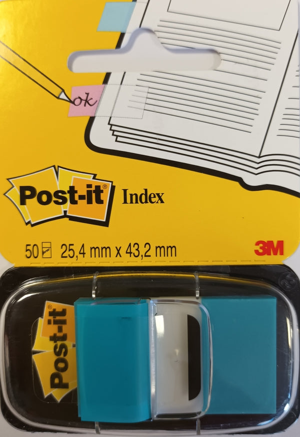 Indices autoadhesivos en zigzag 680-23 azul 25,4x43,2mm