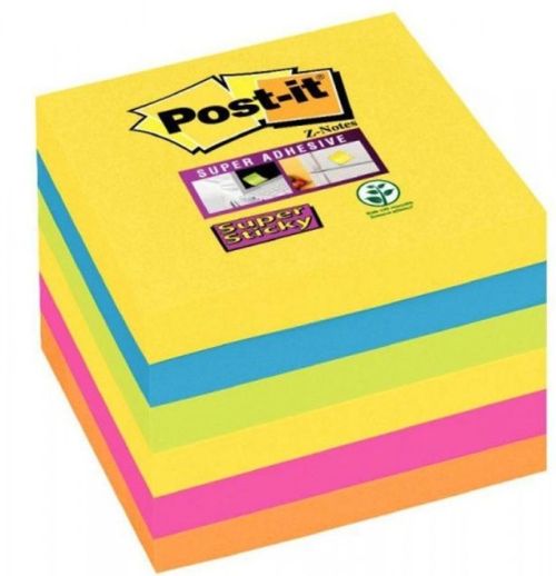 PACK 5 TACOS NOTAS POST-IT 3M6545UC 76X76MM ULTRACOLOR COL