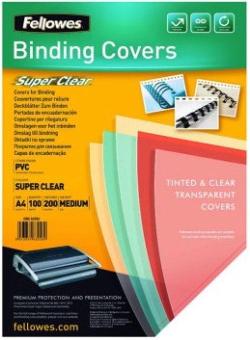 caja 100 tapas encuadernación a4 polipropileno 300 micras color negro