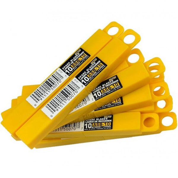 Paq/10 cuchillas cutter 9mm 180 black