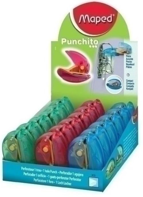 Exp/18 taladros 1 agujero punchito maped