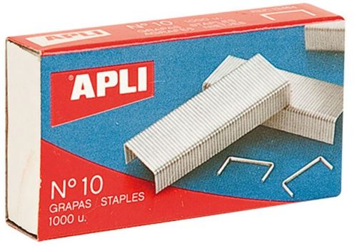 C/20 cajas de 1000 grapas galvanizadas nº10 apli