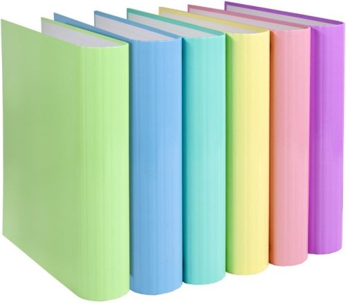 EXP 8 CARPETA ANILLAS SOFT A4 4/40MM CARTON FORRADO SURTID