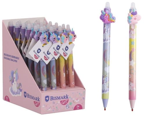 EXP 24 BOLIGRAFOS BORRABLES UNICORNIOS