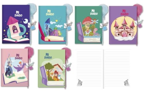 EXP 12 DIARIO 13X18CM CON BOLIGRAFO POMPOM ONCE UPON A DAY