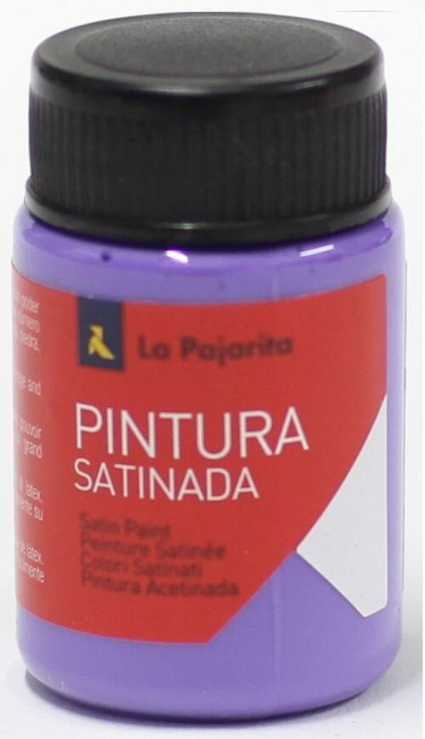 C/6 bote pintura satinada la pajarita violeta base latex