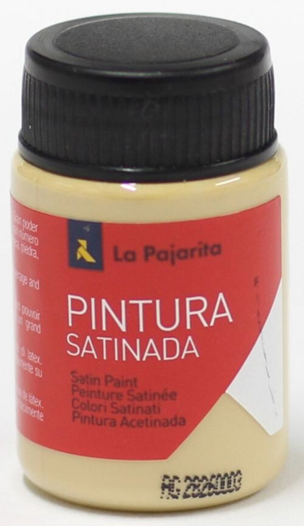 C/6 bote pintura satinada la pajarita siena clara base latex