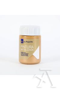 C/6 bote pintura metalizada la pajarita oro ducado 35ml