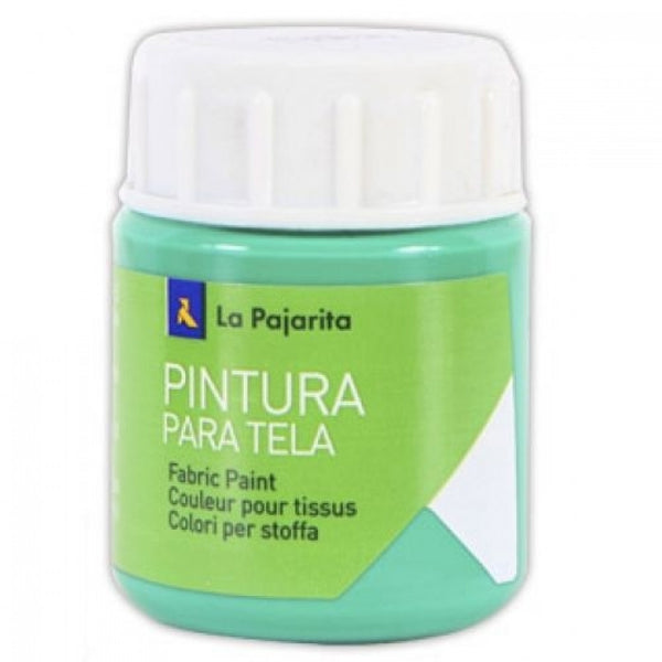 C/6 BOTE PINTURA PARA TELA OPACA PAJARITA VERDE ESMERALDA