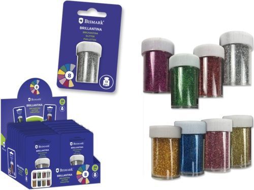 EXP 24 BOTE BRILLANTINA 13G COLORES BASIC