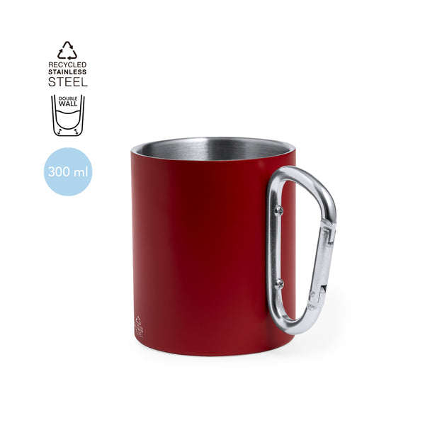 Taza acero inoxidable Levrin personalizada