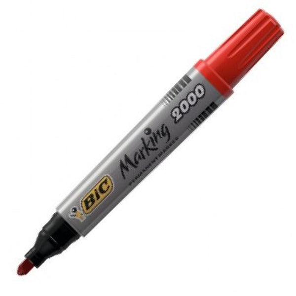 C/12 rotulad bic marking 2000 rojo pta conica