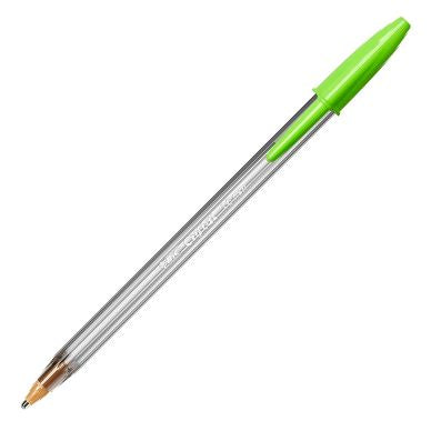 C/20 BOLIGRAFOS BIC CRISTAL LARGE FUN VERDE LIMA