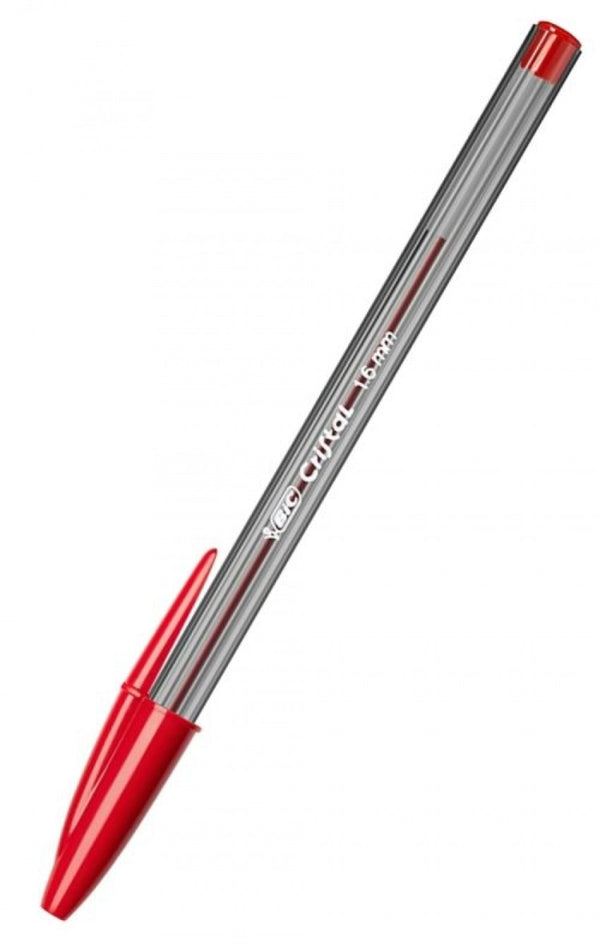 C/50 boligrafos bic cristal large rojo punta 1,6mm