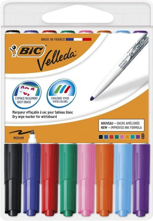 BOLSA 8 ROTULADORES VELEDA 1741 COLORES SURTIDOS