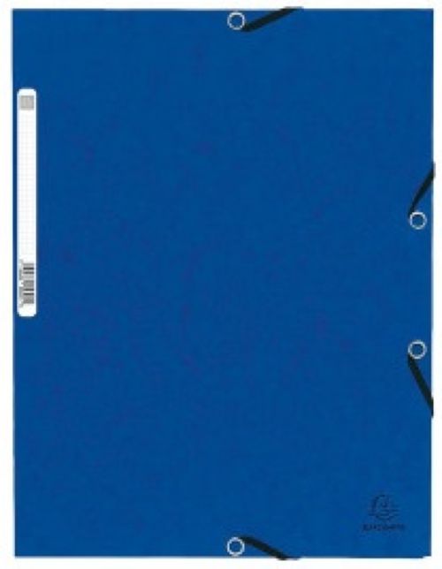 C/25 carpeta a4 carton gomas y solapas color turquesa