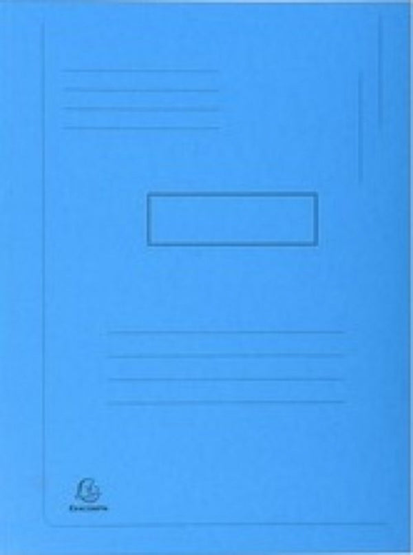 PAQ/50 SUBCARPETAS A4 280G 2 SOLAPAS COLOR AZUL