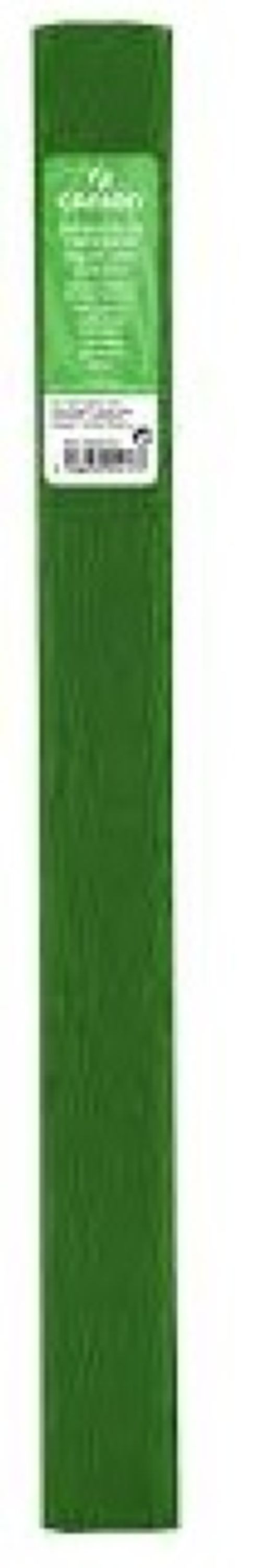 ROLLO CONTINUO PAPEL CRESPON 50X250CM VERDE HELECHO 32G