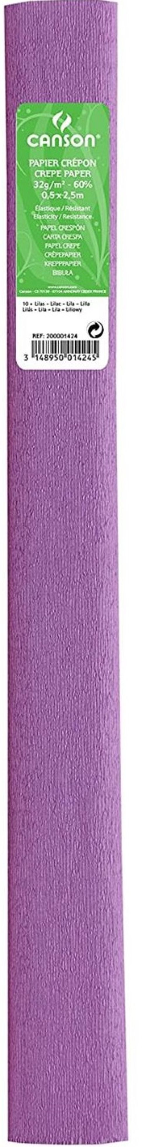 ROLLO CONTINUO PAPEL CRESPON 50X250CM LILA 30G