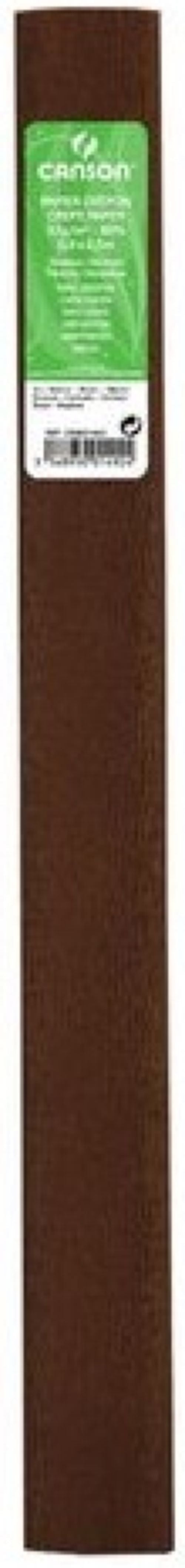 ROLLO CONTINUO PAPEL CRESPON 50X250CM MARRON 30G