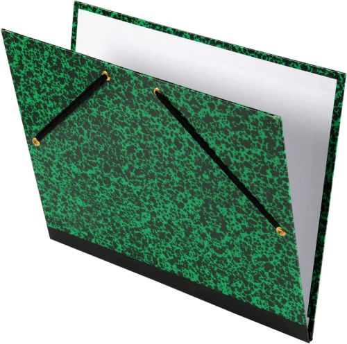 Carpeta dibujo carton con gomas 32x45cm marmol verde