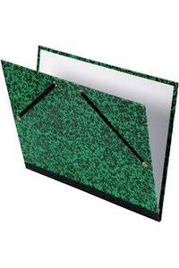 Carpeta dibujo carton con gomas 61x81cm color marmol verde