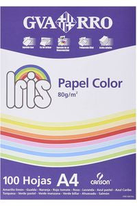 PAQUETE IRIS REPRO A4 100H 80G COLOR NARANJA GUARRO