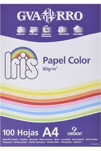 PAQUETE IRIS REPRO A4 100H 80G COLOR ROSA INTENSO GUARRO