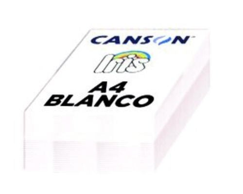 PAQ/250 CARTULINAS IRIS A4 185G. BLANCO