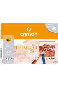 BLOC DIBUJO BASIK PREMIUM 150G. A3+ 20H. CON RECUADRO