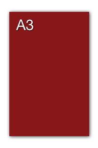 PAQ/50 CARTULINAS IRIS A3 185G. GRANATE