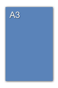 PAQ/50 CARTULINAS IRIS A3 185G. AZUL MAR