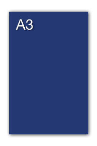 PAQ/50 CARTULINAS IRIS A3 185G. AZUL ULTRAMAR