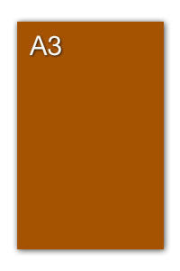 PAQ/50 CARTULINAS IRIS A3 185G. CHOCOLATE