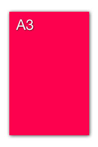 PAQ/50 CARTULINAS IRIS A3 250G. FUCSIA FLUORESCENTE