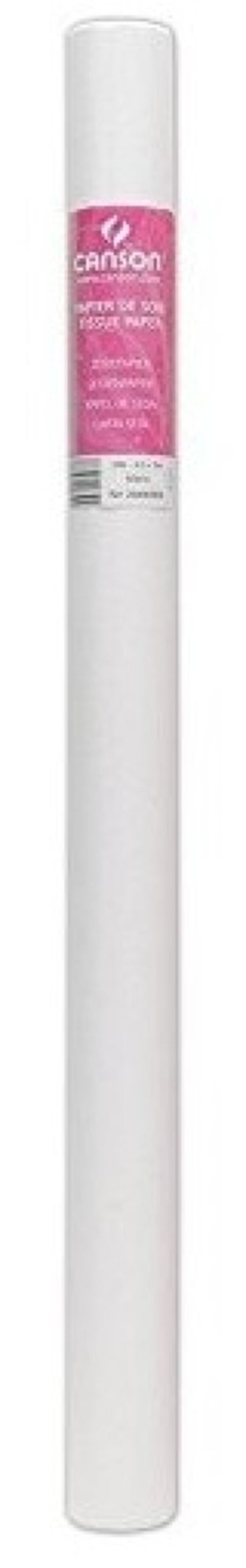 ROLLO PAPEL SEDA 50X500CM 20G BLANCO CANSON