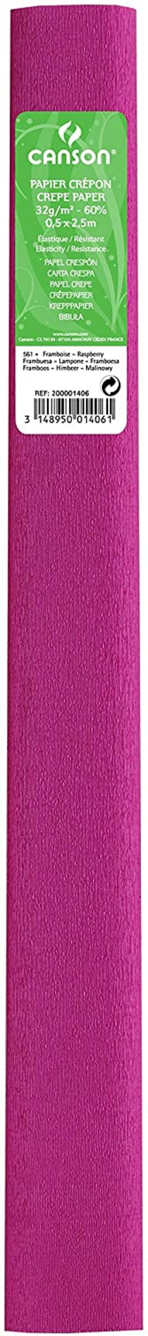 ROLLO PAPEL SEDA 50X500CM 20G FUCSIA CANSON