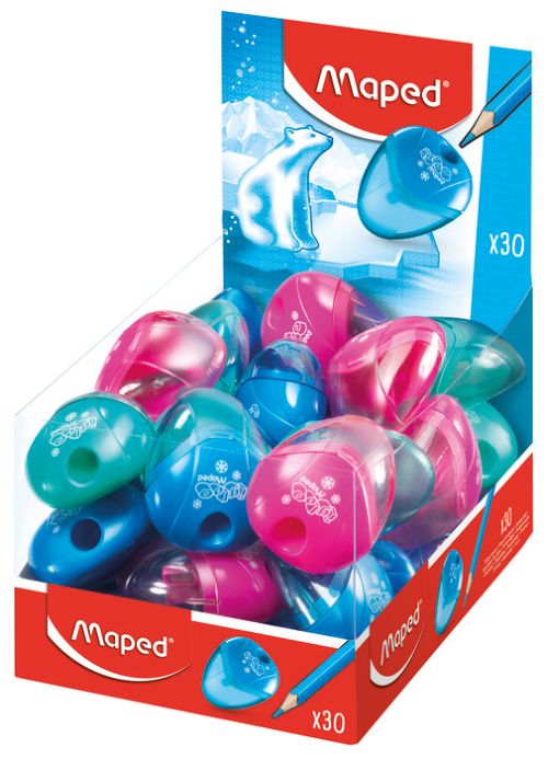 C/30 afilalapices i-gloo plastico simple surtidos