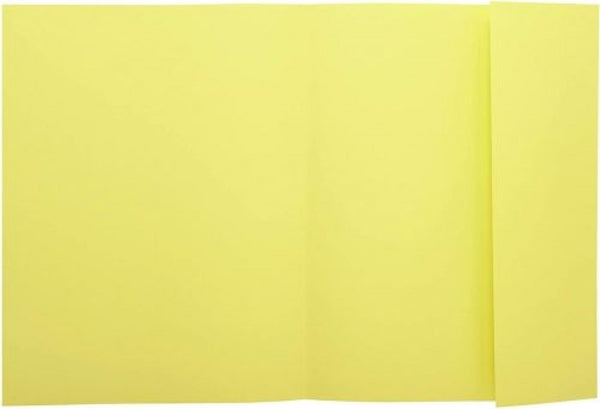 C/100 SUBCARPETAS A4 160G 1 SOLAPA COLOR AMARILLO CANARIO