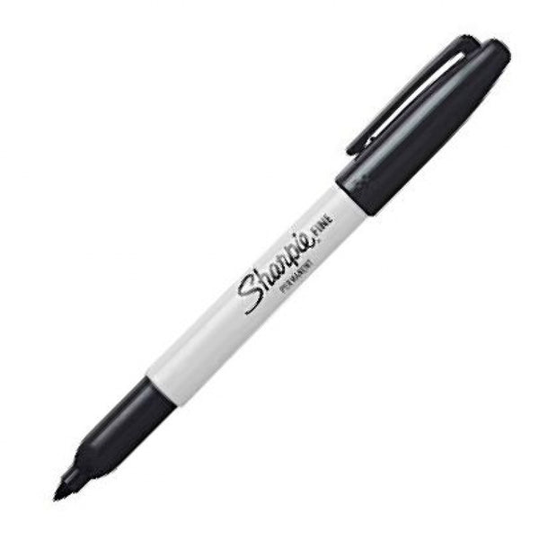 C/12 ROTULADOR SHARPIE PUNTA FINA NEGRO PERMANENTE