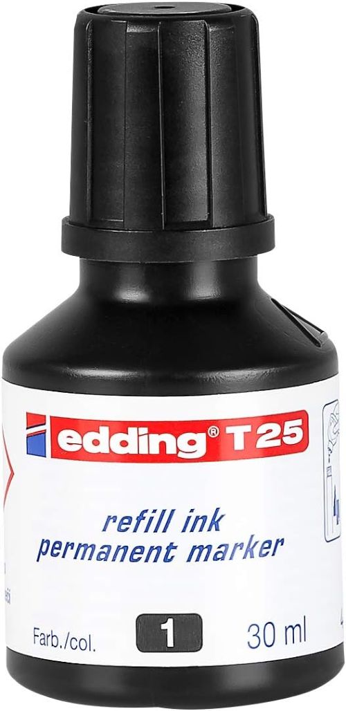 Bote de tinta rotulador t-25 30 ml negro