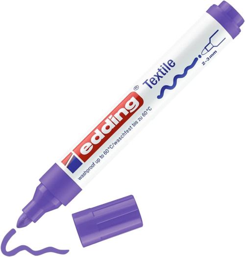C/10 rotulador edding 4500 textil color violeta 08