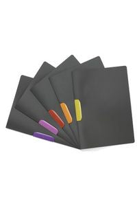 Pack 5 carpeta dossier opaca a4 duraswing pinza giratoria de apertura lateral