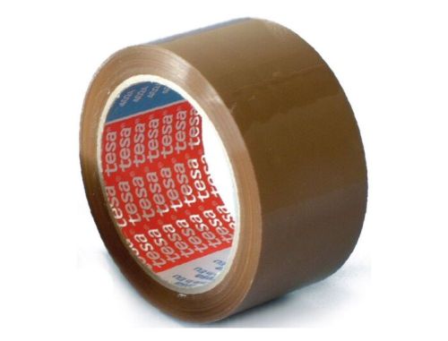 PACK 6 ROLLOS CINTA EMBALAJE PVC MARRON 4120 66MX50MM
