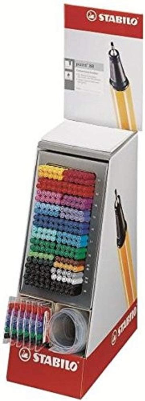 EXP 200 ROTULADORES + 6 ESTUCHES 88/6 STABILO POINT 88