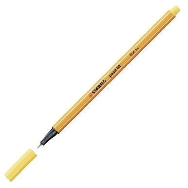 C/10 STABILO POINT 88 AMARILLO Nº44 PUNTA DE FIBRA 0,4MM.